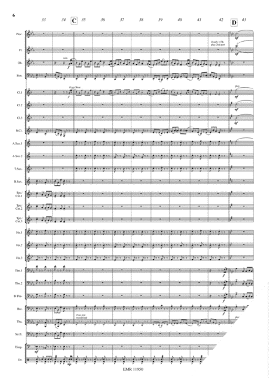 A Hundred Pipers A Hundred Pipers Concert Band scores gallery preview page 7