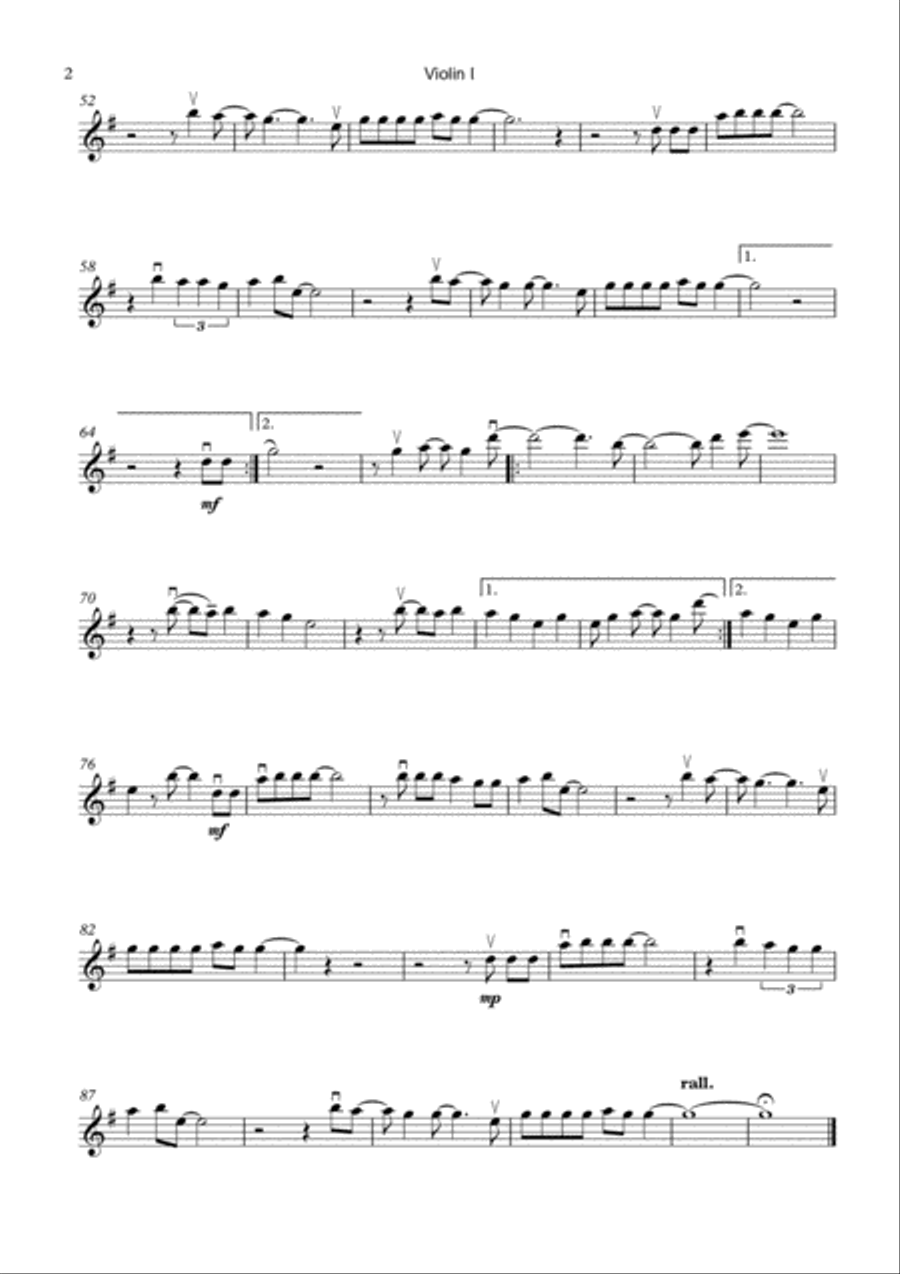 Marry You String Quartet scores gallery preview page 4