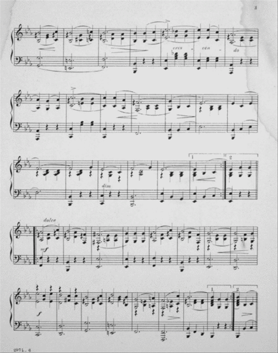 Dreaming. Valse Boston Piano Solo scores gallery preview page 3