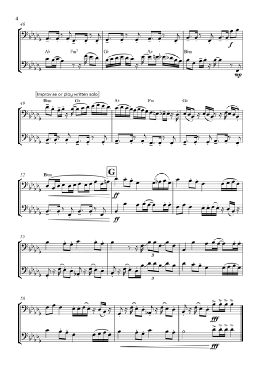 Hips Don't Lie String Duet scores gallery preview page 4