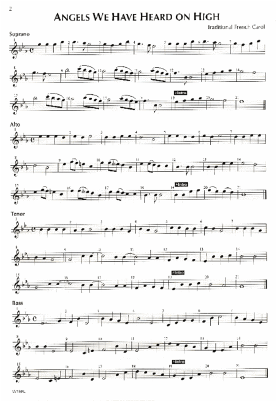 Classic Christmas Carols For Band - Flute Flute scores gallery preview page 2