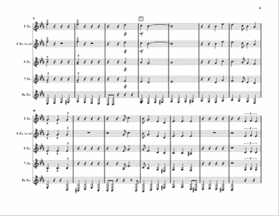 Skylark Woodwind Quartet scores gallery preview page 6