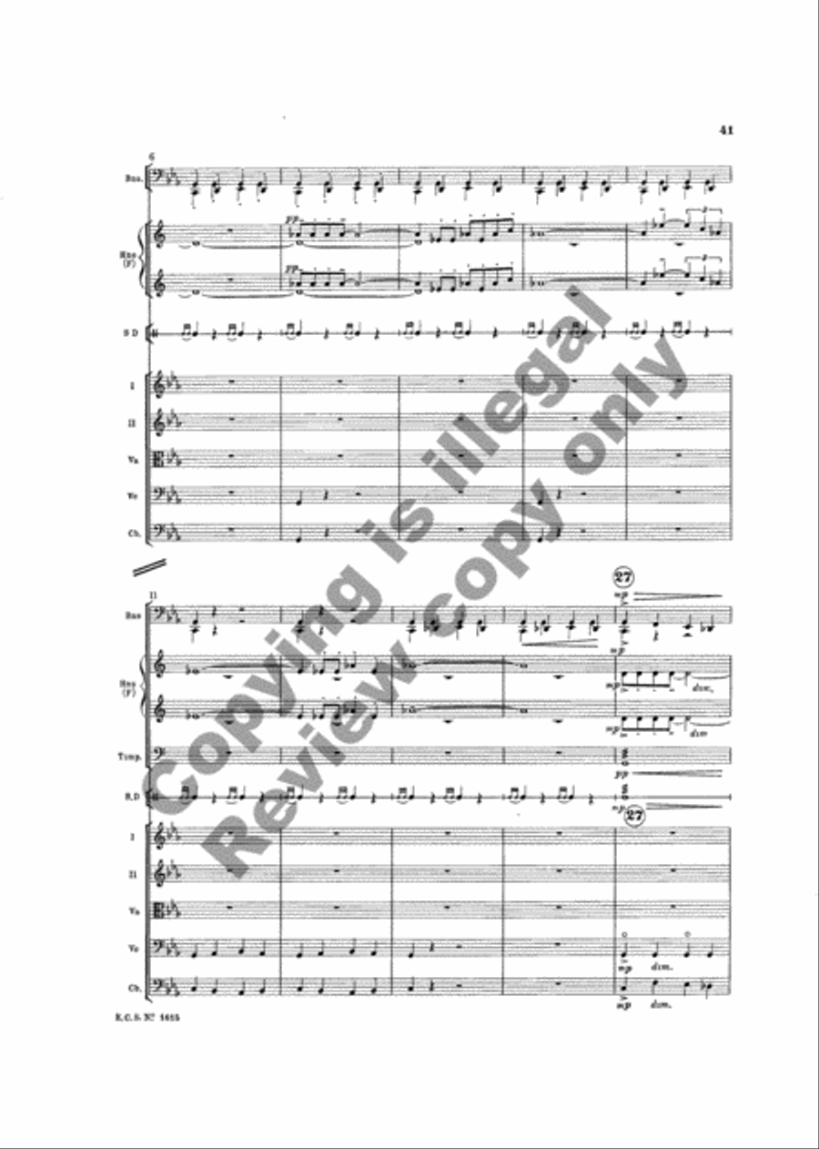 The Testament of Freedom (Additional Orchestra Score) Choir scores gallery preview page 35