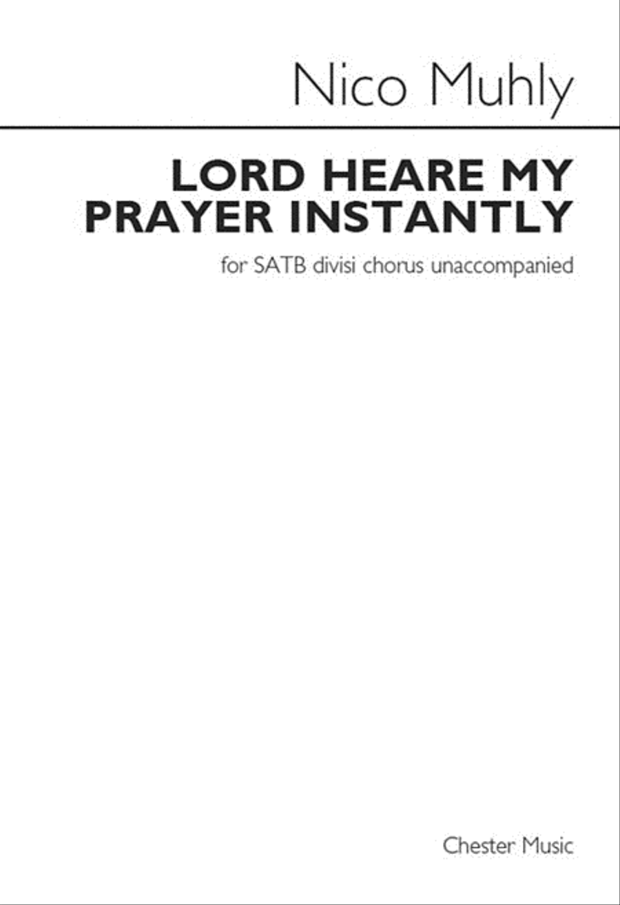 Lord Heare My Prayer Instantly Divisi scores gallery preview page 1
