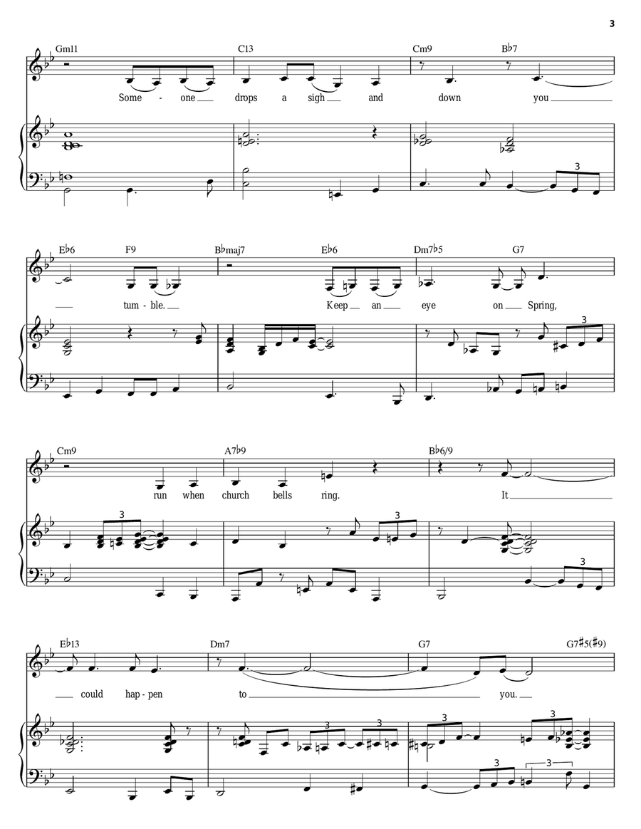 It Could Happen To You by Diana Krall Piano, Vocal - Digital Sheet Music page 3