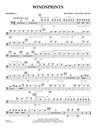 Windsprints - Trombone 1