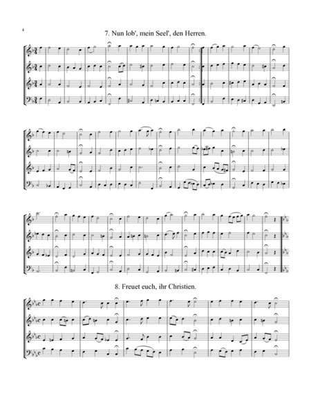 Bach Four-Part Chorales - 36 in Set (for Woodwind Quartet) image number null