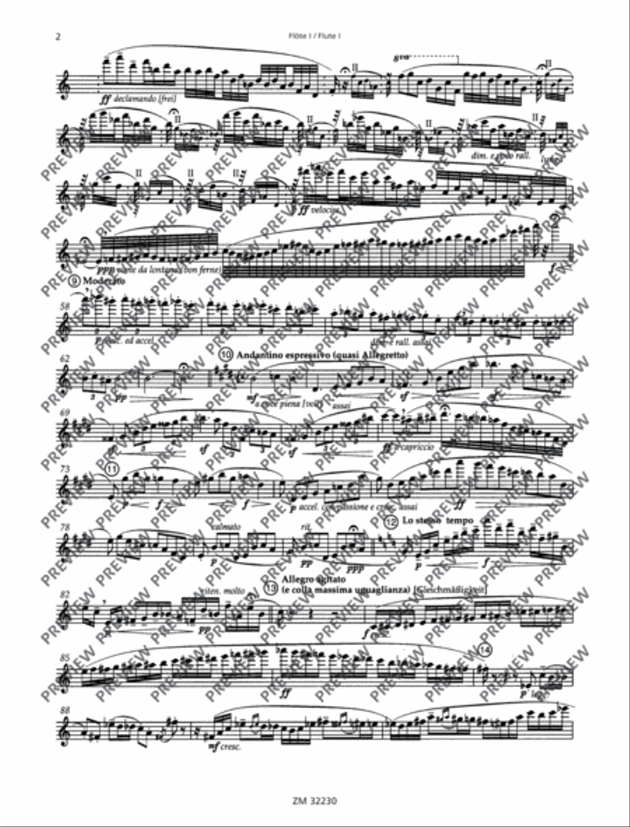 I tre virtuosi Flute Trio scores gallery preview page 19