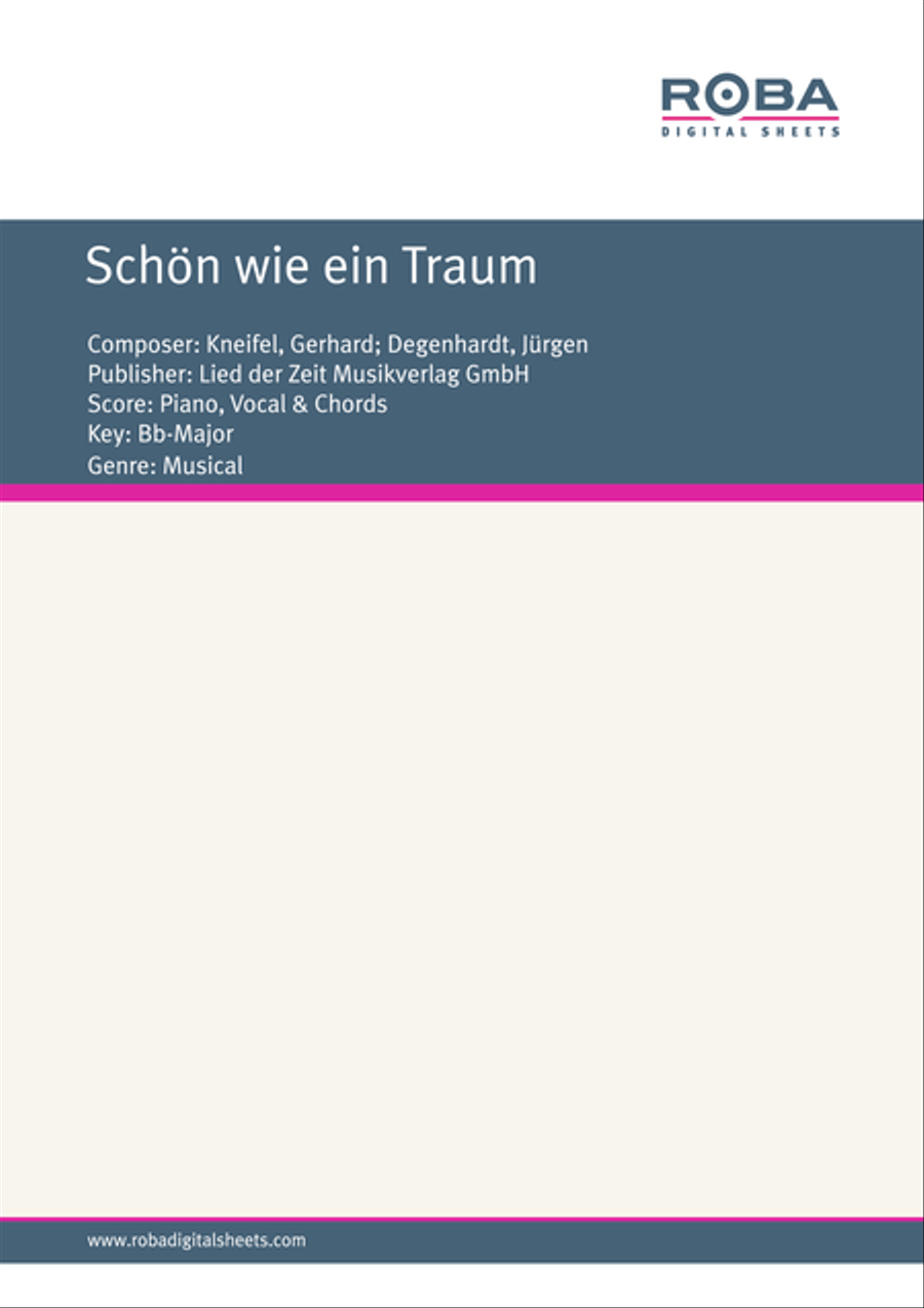 Schon wie ein Traum Voice scores gallery preview page 1