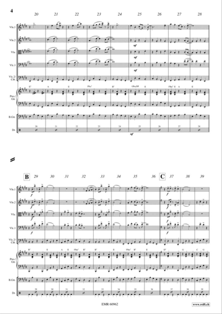 Popcorn Rag String Orchestra scores gallery preview page 4