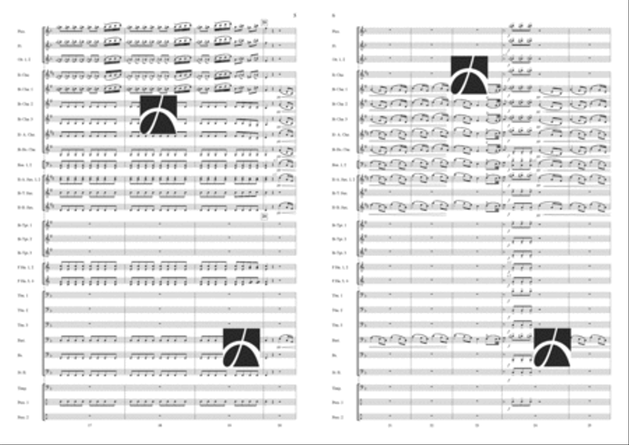 Coro dei Gitani Concert Band scores gallery preview page 4