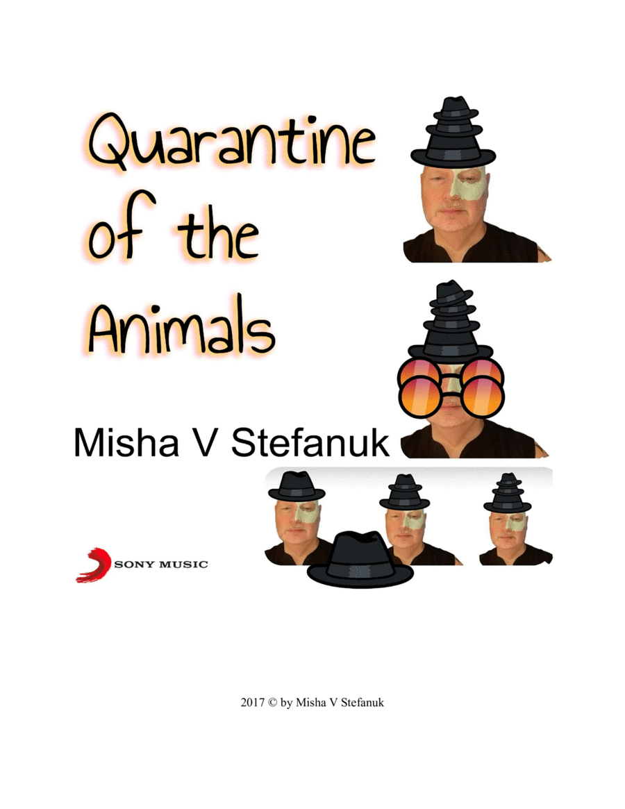 Somewhat Not a Children Album or Quarantine of the Animals, Не Детский Альбом или Карантин Зверей Easy Piano scores gallery preview page 1