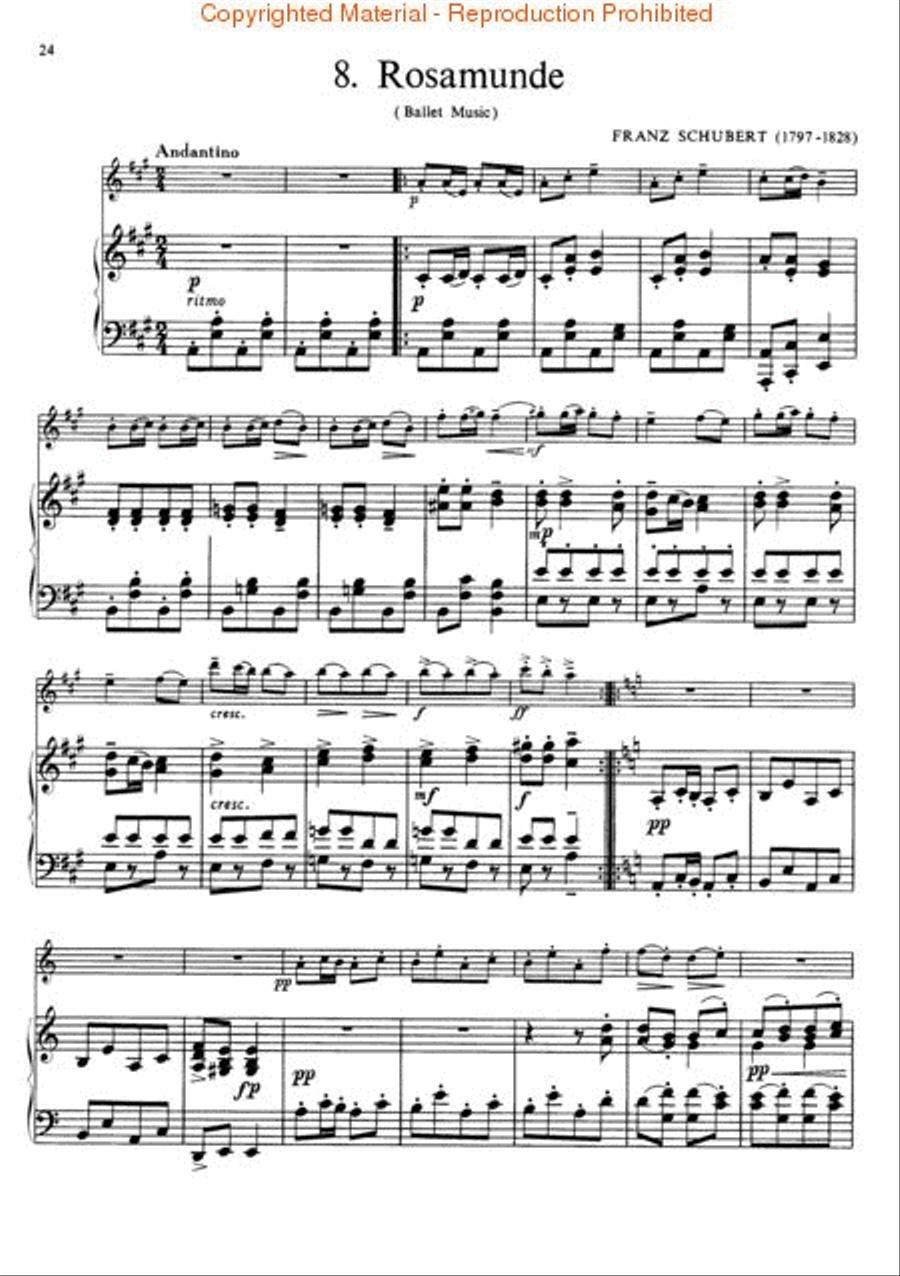 Solos for the Flute Player Flute Solo scores gallery preview page 4