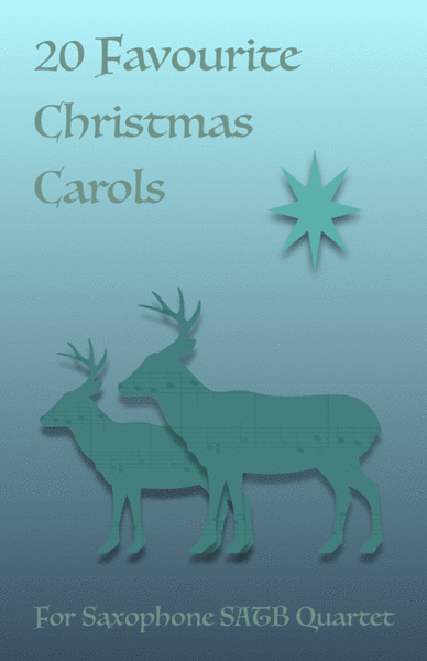20 Favourite Christmas Carols for Saxophone Quartet SATB image number null