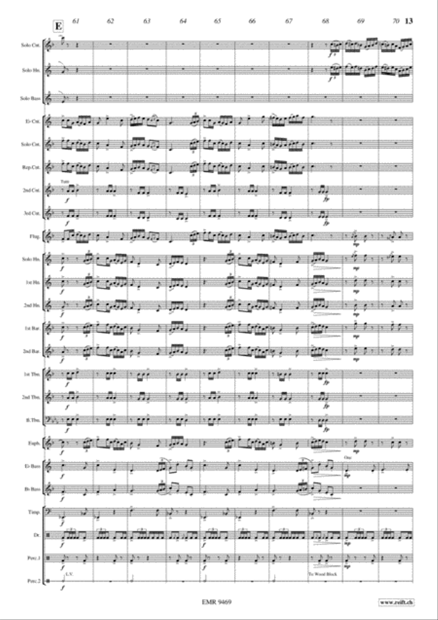 Three Stars In The Sky Brass Trio scores gallery preview page 13