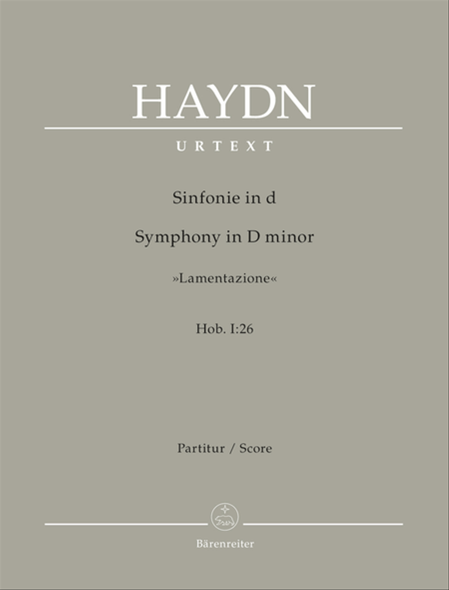 Symphony D minor Hob. I:26 