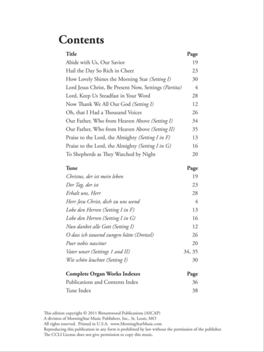 Ten Chorale Improvisations, Set 2 Organ scores gallery preview page 2