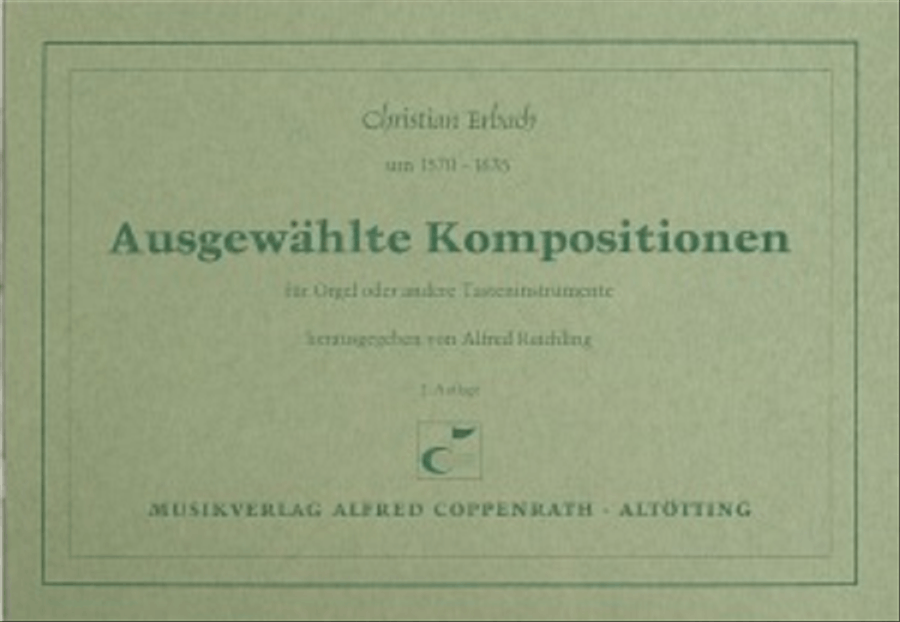 Erbach, Ausgewahlte Kompositionen Collection / Songbook scores gallery preview page 1