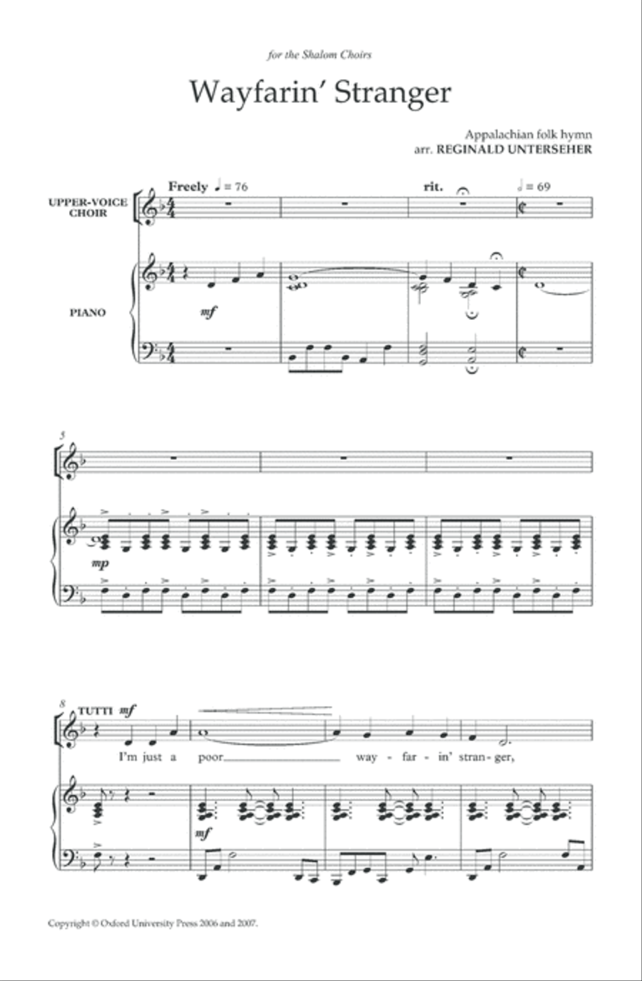 Wayfarin' Stranger SA scores gallery preview page 2