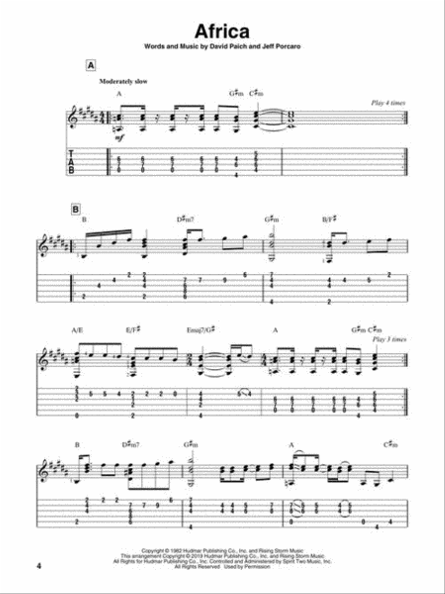 First 50 Songs You Should Play on Solo Guitar Electric Guitar scores gallery preview page 5