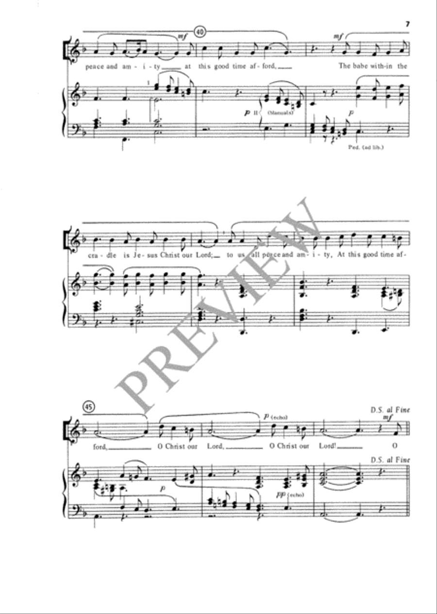 A Cradle Hymn A Cradle Hymn Unison Choir scores gallery preview page 8