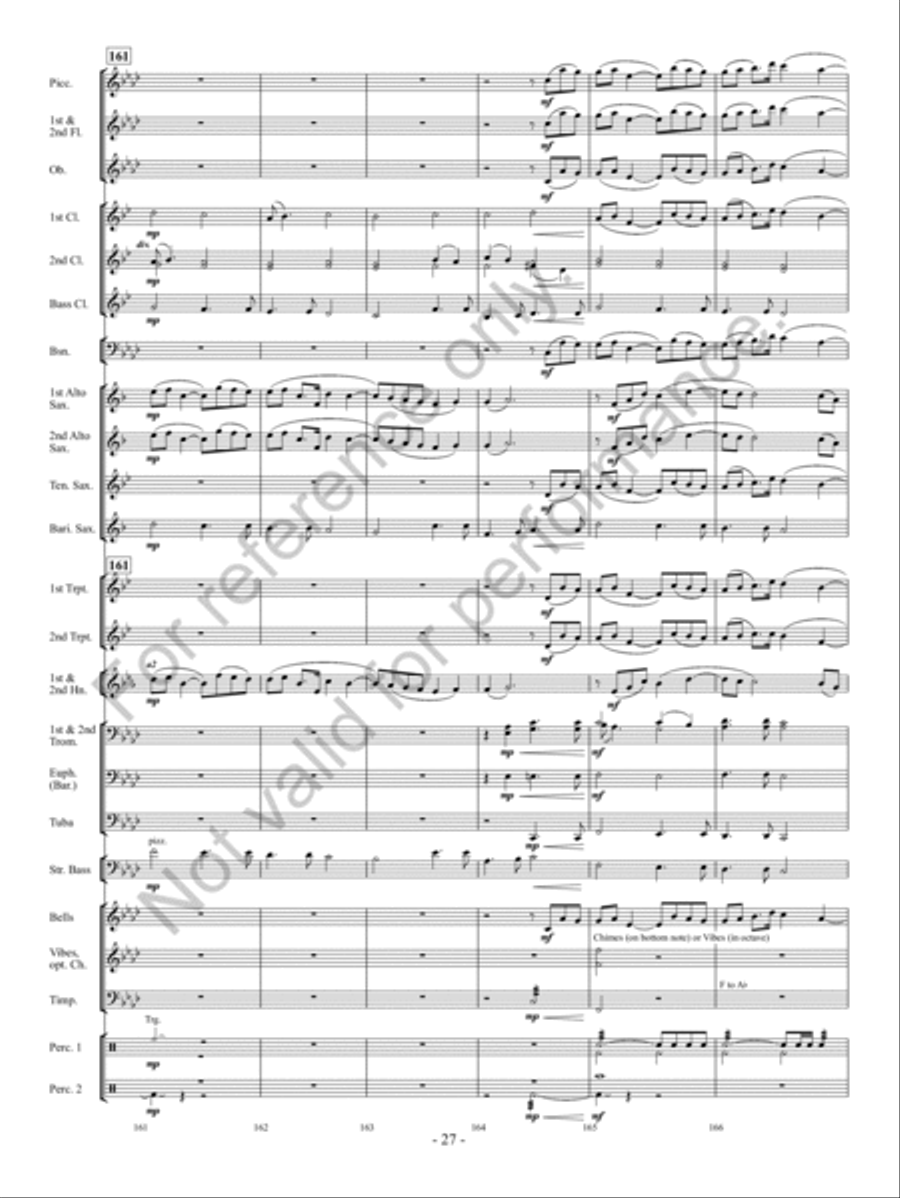 As Spring Arrives Concert Band scores gallery preview page 26