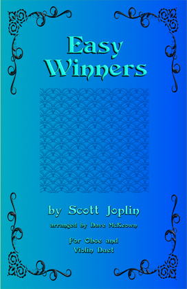 Book cover for The Easy Winners, Duet for Oboe and Violin