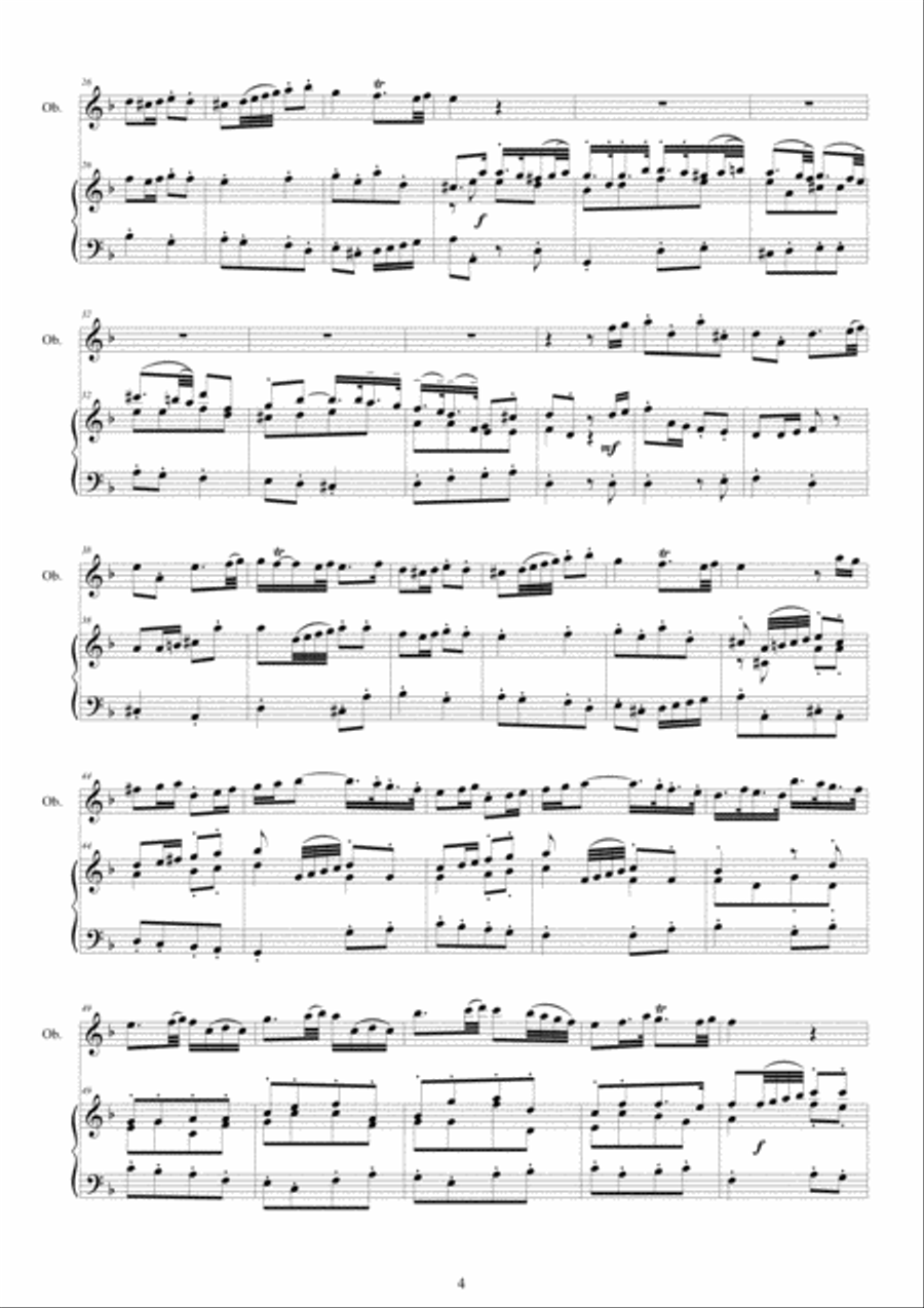 18 Oboe Concertos various composers, for Oboe and Piano - Scores and Oboe Part Piano scores gallery preview page 4