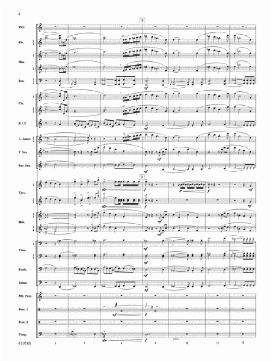 God's Country: Score Concert Band scores gallery preview page 4