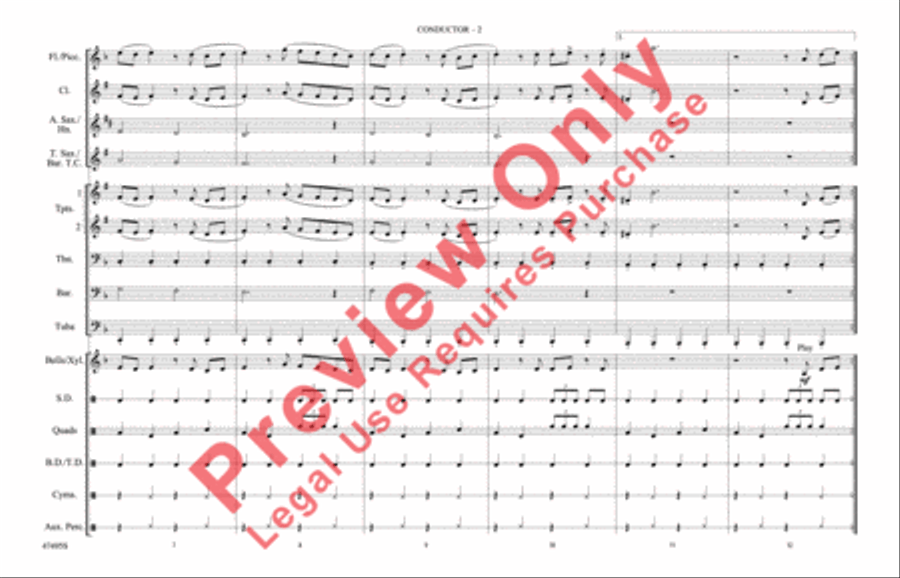 Happy Together Marching Band scores gallery preview page 3