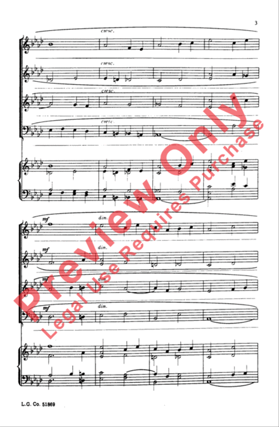 Sweet Home Sweet Home 4-Part scores gallery preview page 3