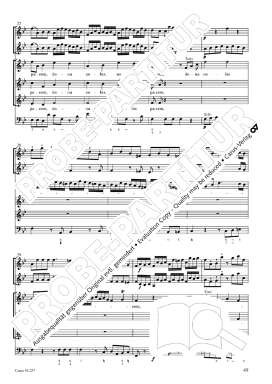 Missa Sancti Aloysii SSA scores gallery preview page 50