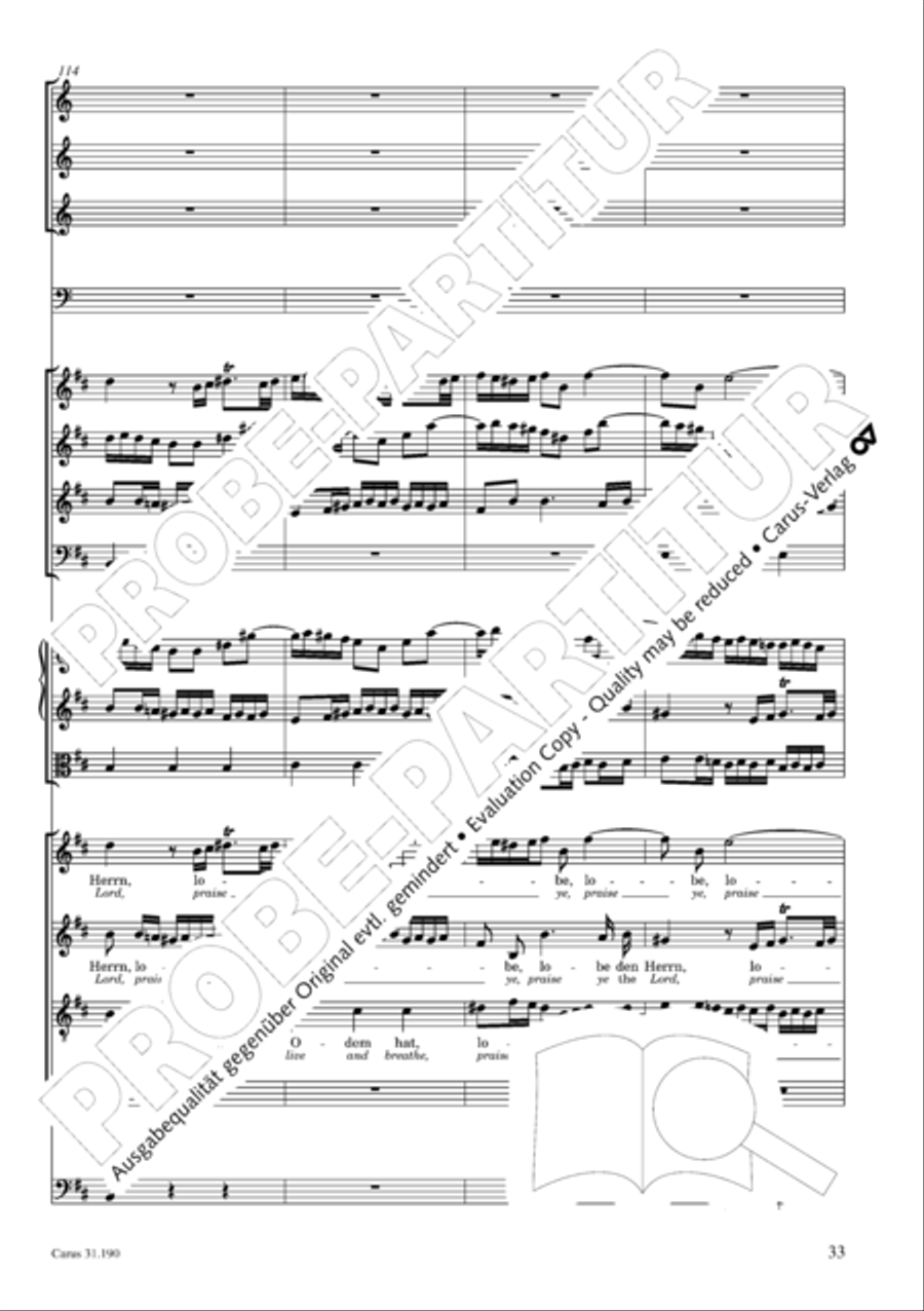 Sing to the Lord a new song (Singet dem Herrn ein neues Lied) ATB scores gallery preview page 34