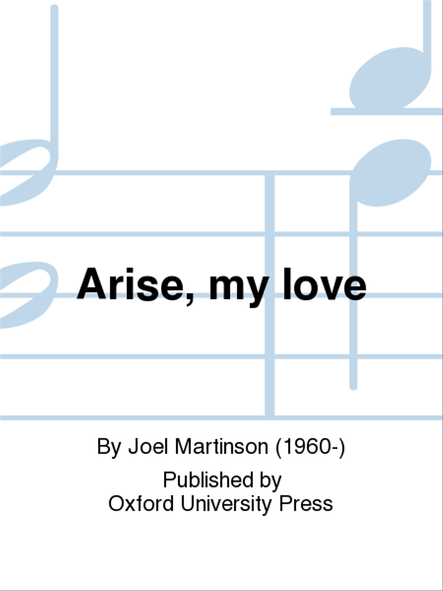 Arise, my love 4-Part scores gallery preview page 1