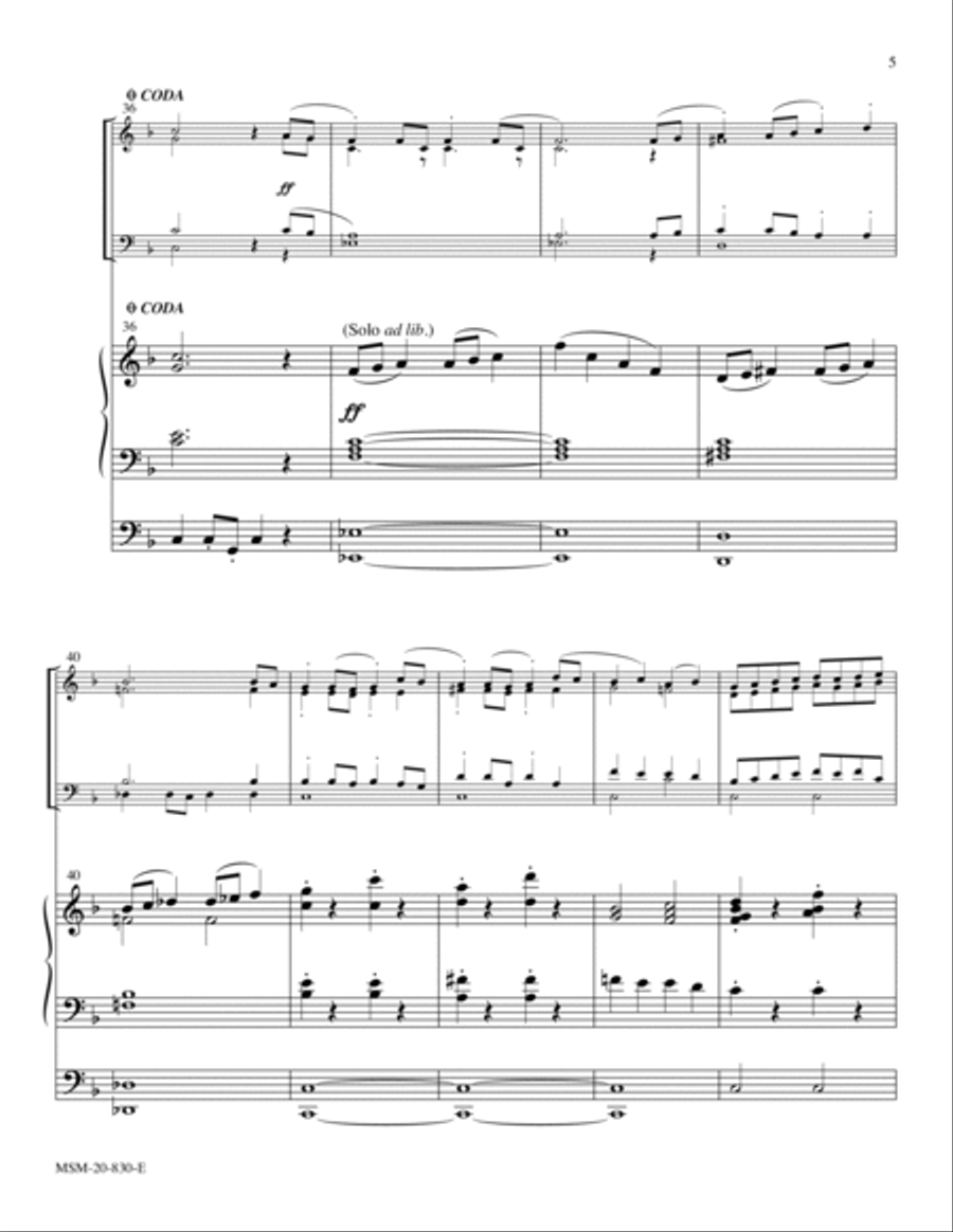 The Rejoicing Organ scores gallery preview page 5