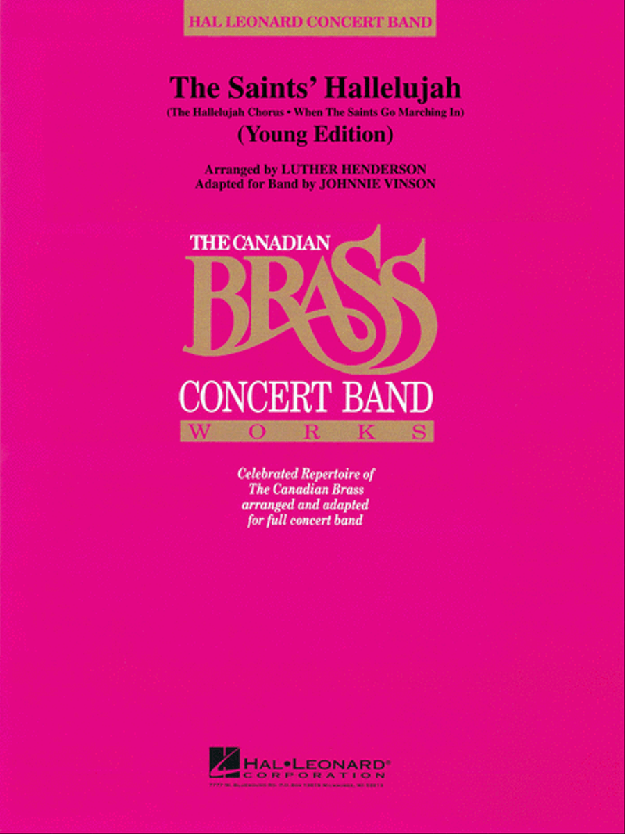 The Saints' Hallelujah (Young Edition) Concert Band scores gallery preview page 1
