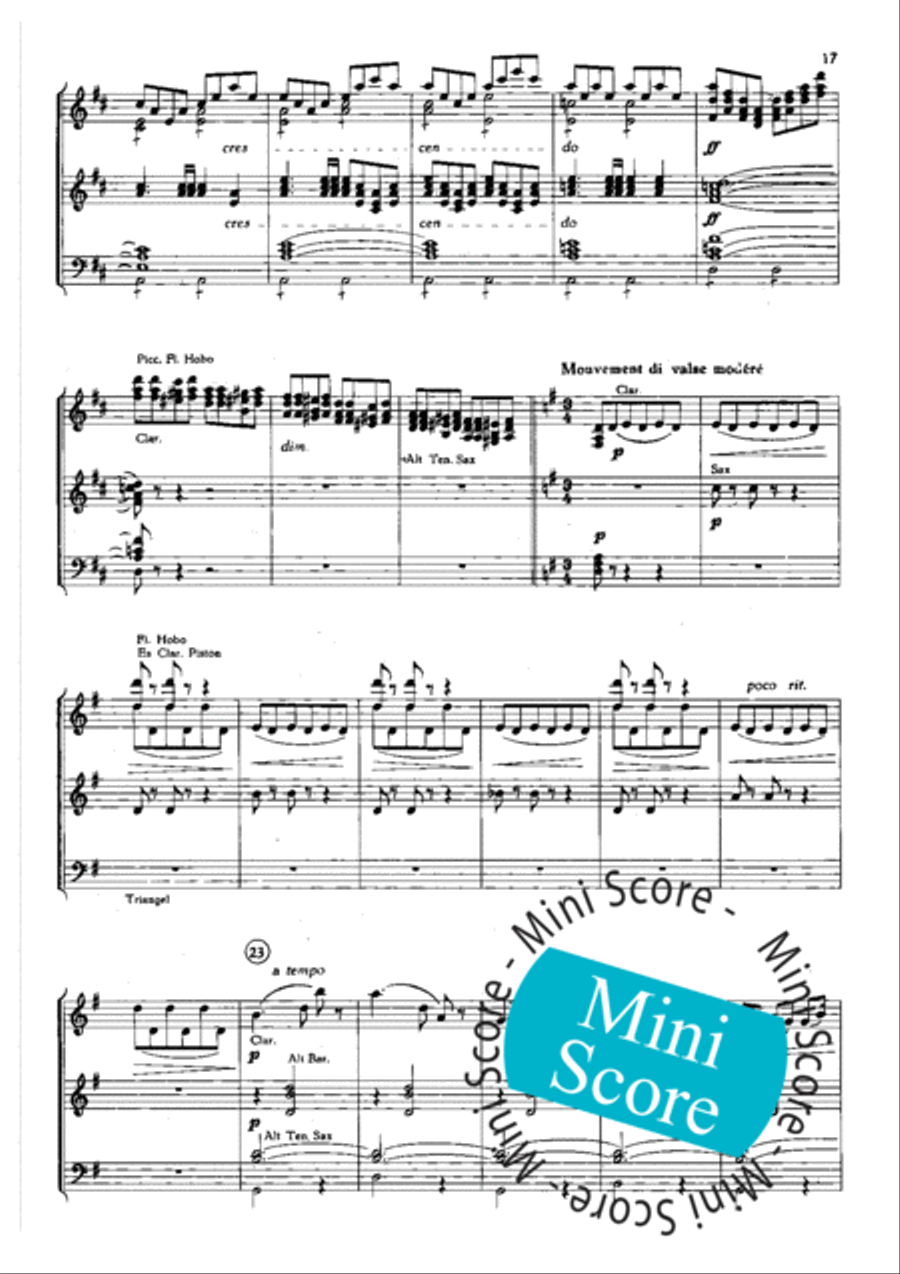 Ballet D'Isoline Ballet D'Isoline Concert Band scores gallery preview page 19