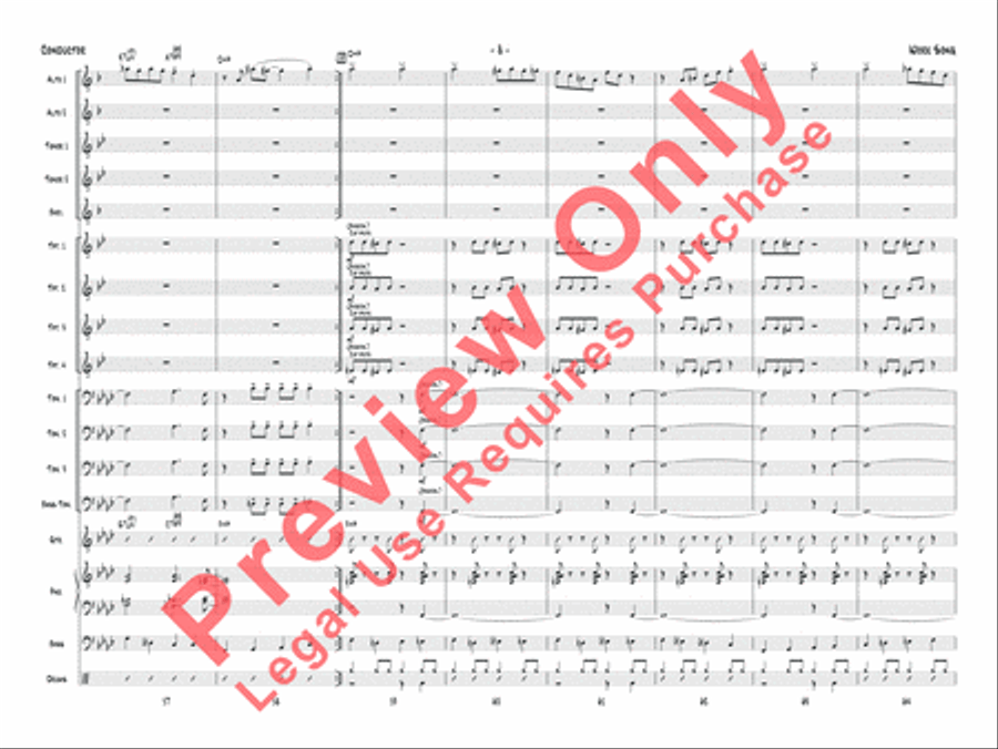 Work Song Jazz Ensemble scores gallery preview page 29