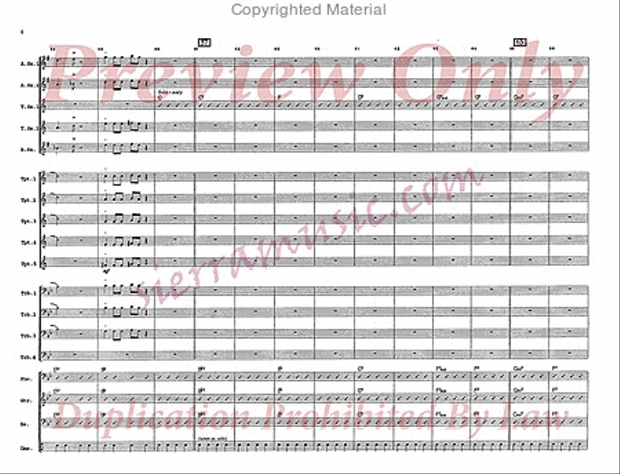 Plain Brown Wrapper Big Band scores gallery preview page 7