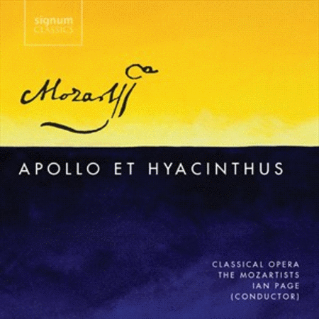 Mozart: Apollo Et Hyacinthus