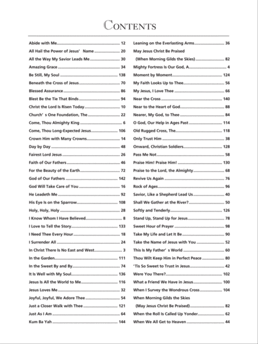World's Greatest Hymns Voice Solo scores gallery preview page 2
