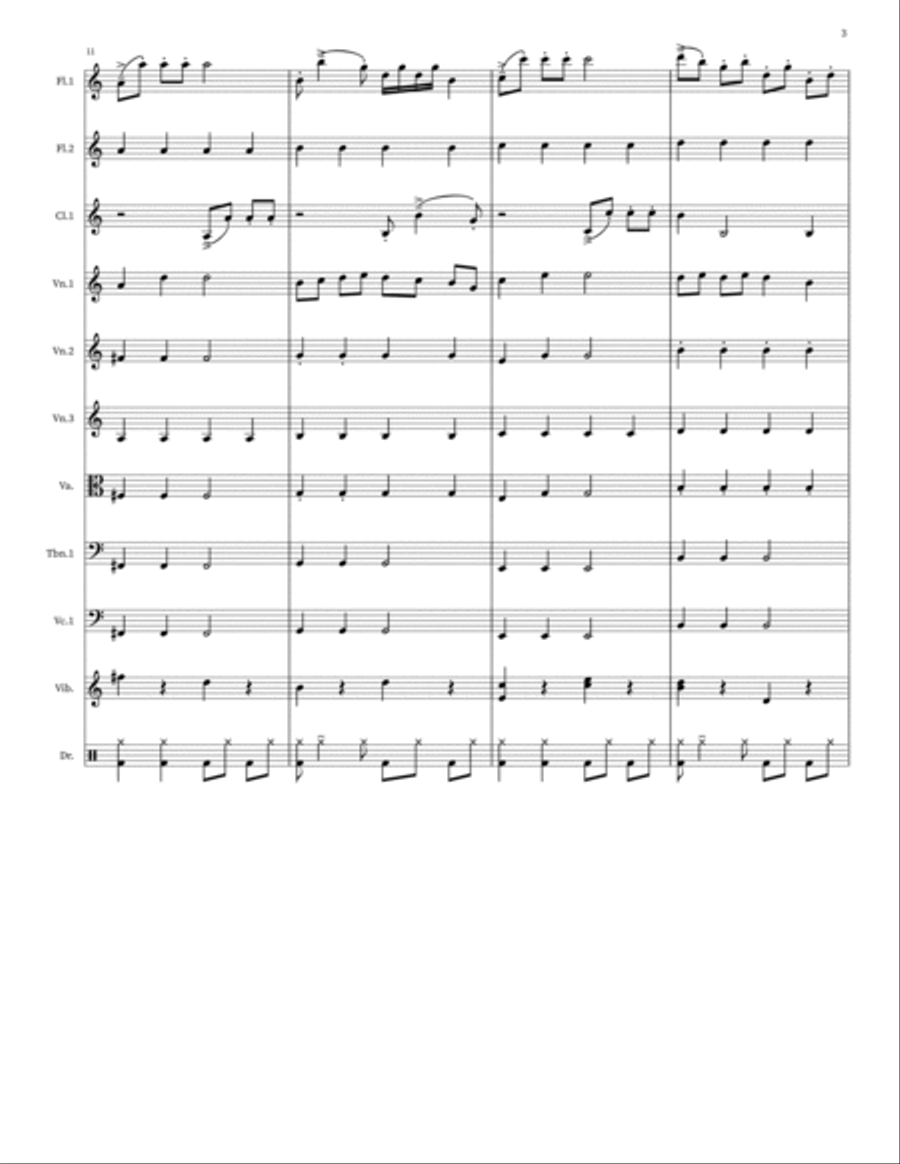 Scales-G Major Small Ensemble scores gallery preview page 3