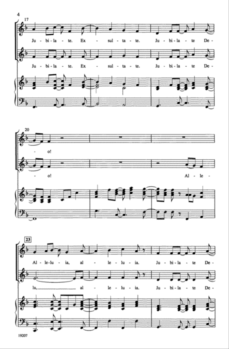 Jubilate Deo! Jubilate Deo! Choir scores gallery preview page 3