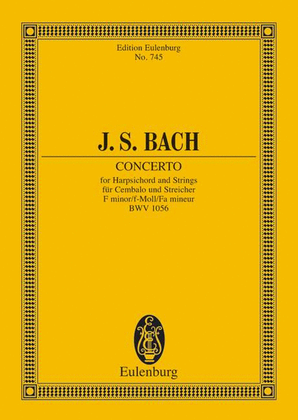 Book cover for Concerto F minor