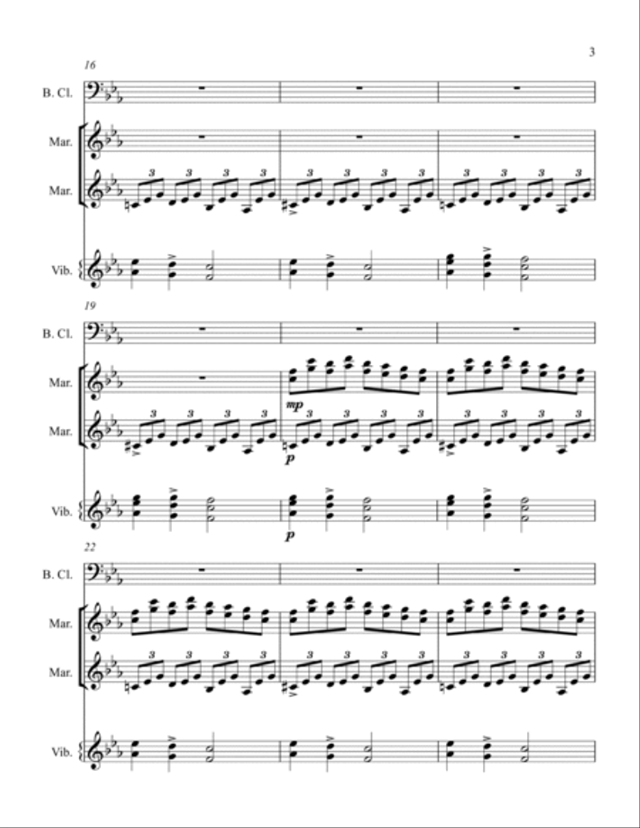 Sleep Doth Descend Sleep Doth Descend Small Ensemble scores gallery preview page 3