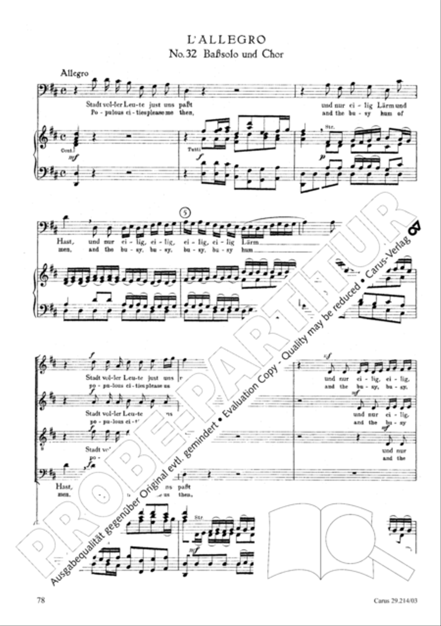 L'Allegro, il Pensieroso ed il Moderato TB scores gallery preview page 79