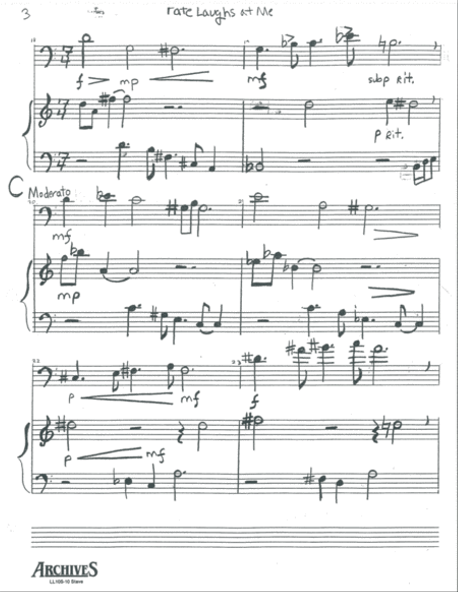 Fate Laughs at Me for Bassoon Bassoon Solo scores gallery preview page 3