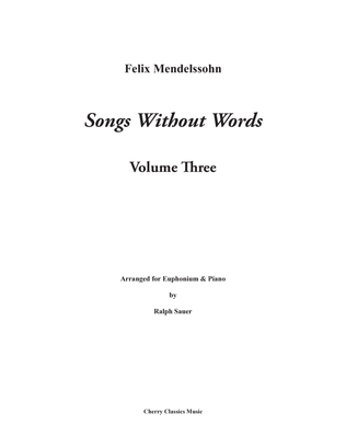 Songs Without Words for Euphonium and Piano Volume 3