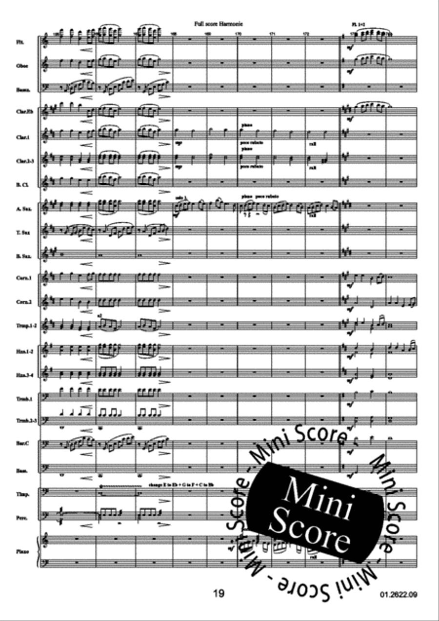 Reflections Over a Norwegian Concert Band scores gallery preview page 23