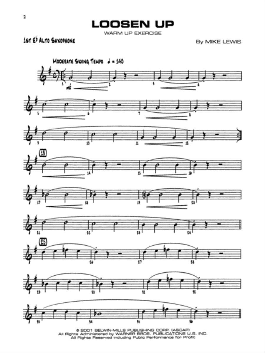 First Year Charts Collection for Jazz Ensemble Jazz Ensemble scores gallery preview page 3